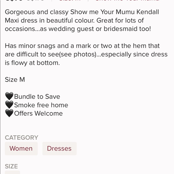 Show me Your Mumu Kendall Maxi Drrss - Picture 12 of 12